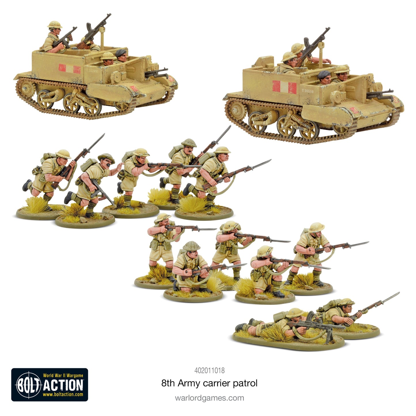 Bolt Action: British 8th Army Carrier Patrol