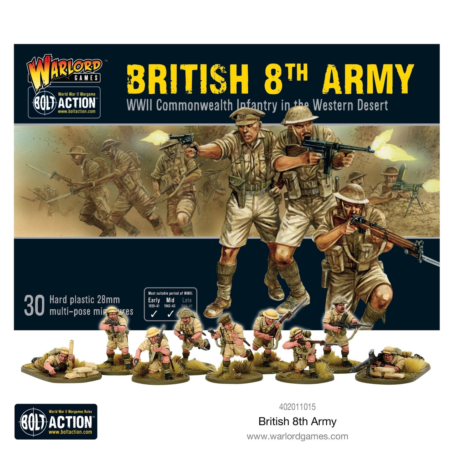 Bolt Action: British 8th Army Infantry