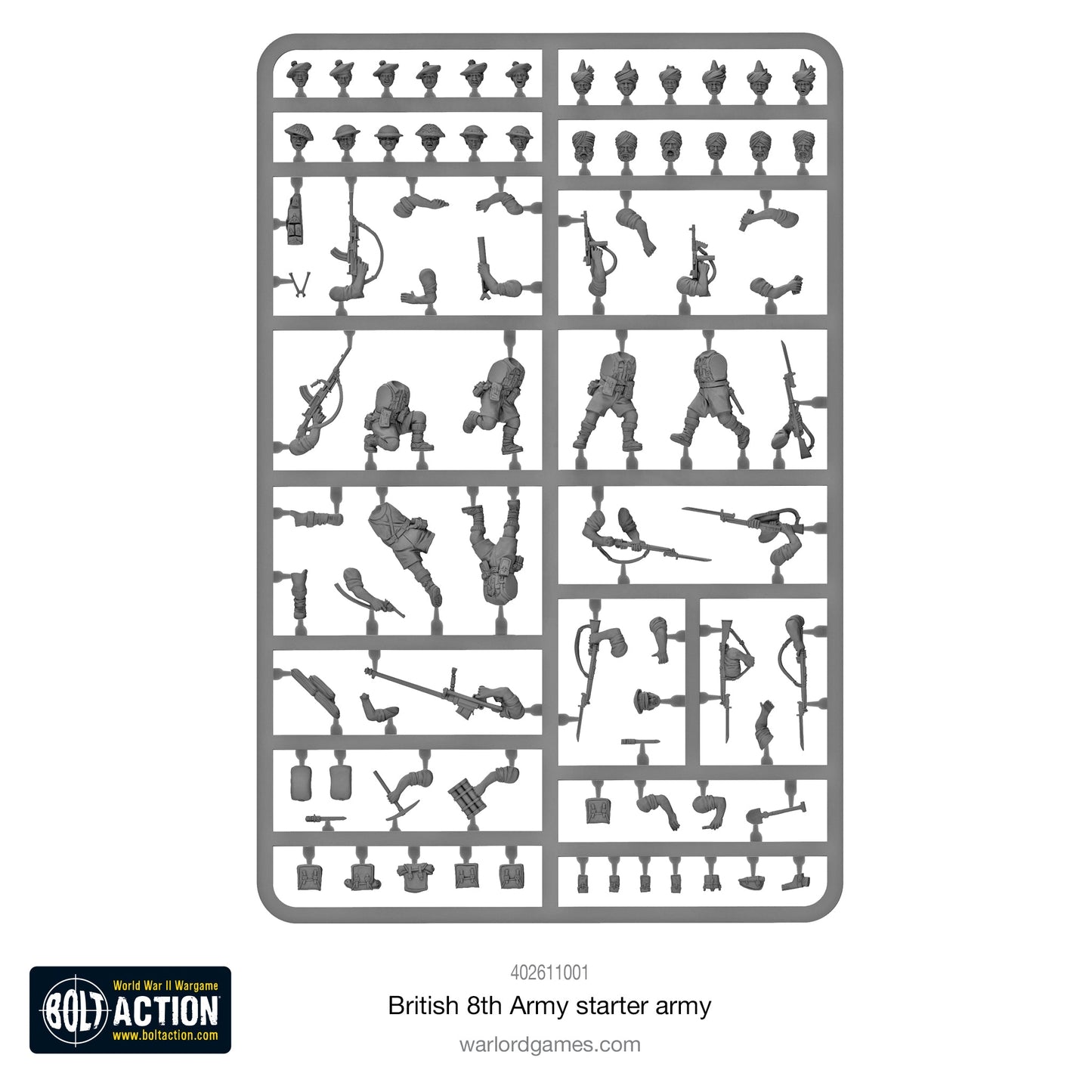 Bolt Action: British 8th Army Starter Set