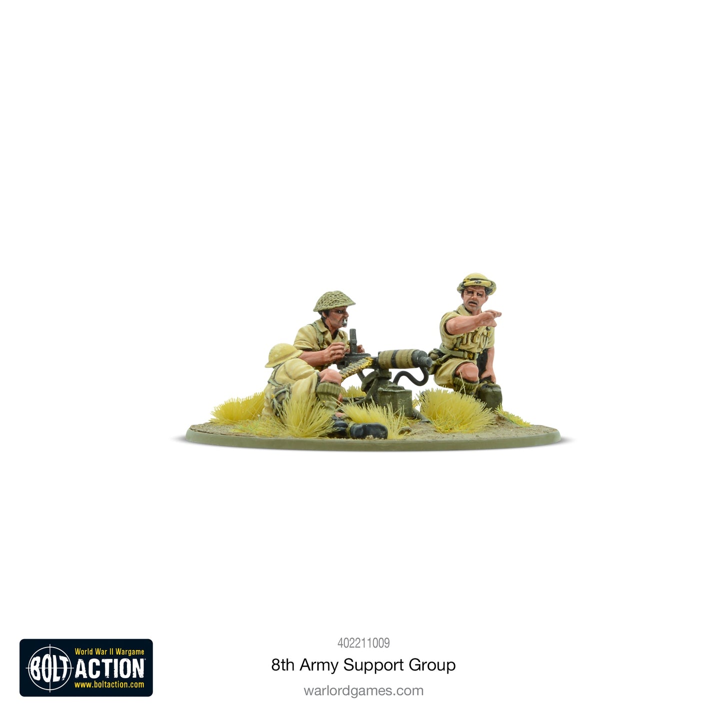 British 8th Army Support Group (HQ, Mortar & MMG)