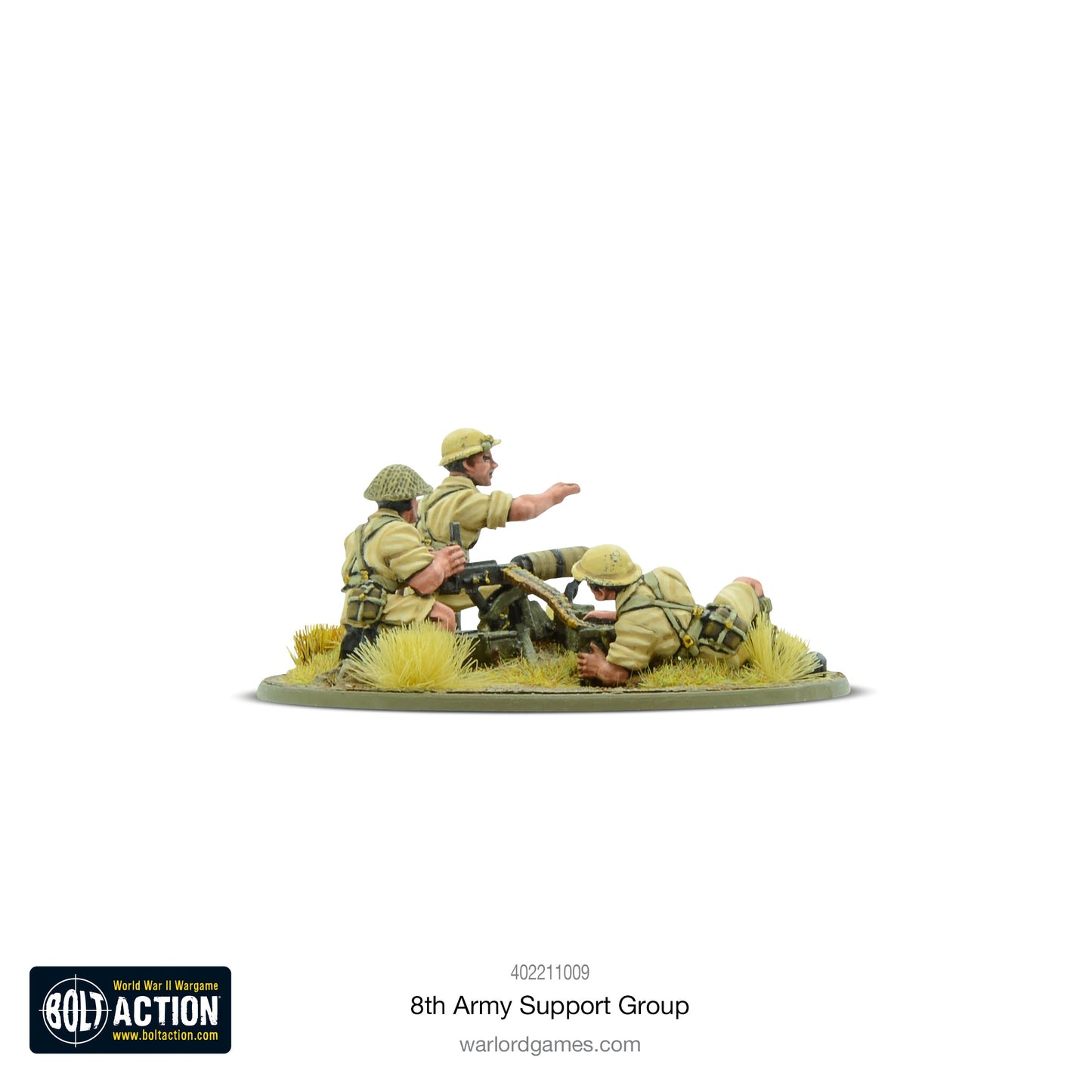 British 8th Army Support Group (HQ, Mortar & MMG)