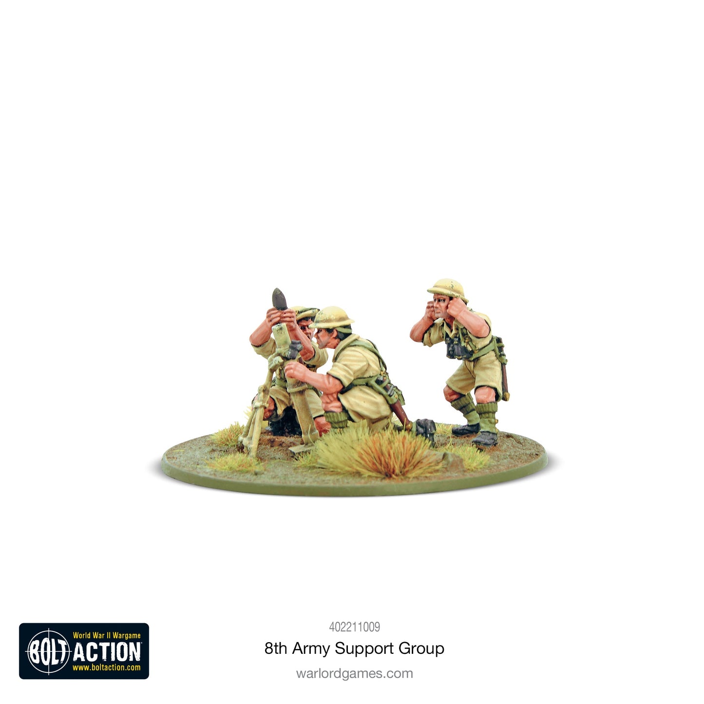 British 8th Army Support Group (HQ, Mortar & MMG)