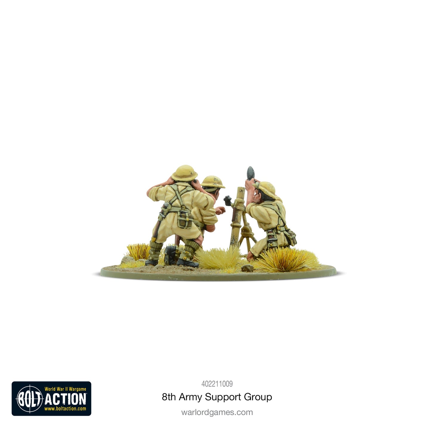 British 8th Army Support Group (HQ, Mortar & MMG)
