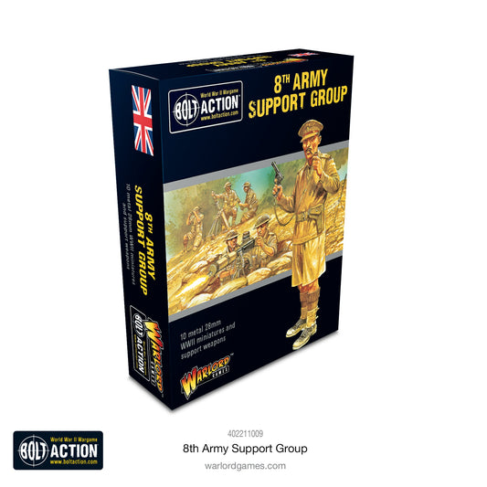British 8th Army Support Group (HQ, Mortar & MMG)
