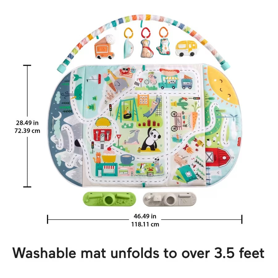 Fisher-Price: Activity City Gym Jumbo Play Mat