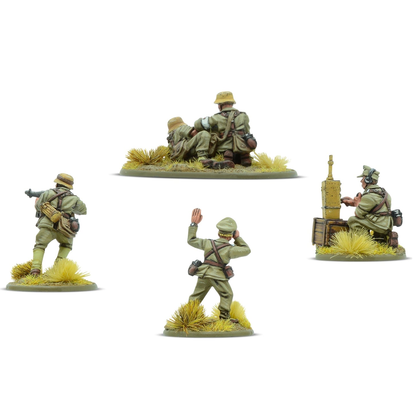 Bolt Action: Afrika Korps Support Group (HQ, Mortar & MMG)