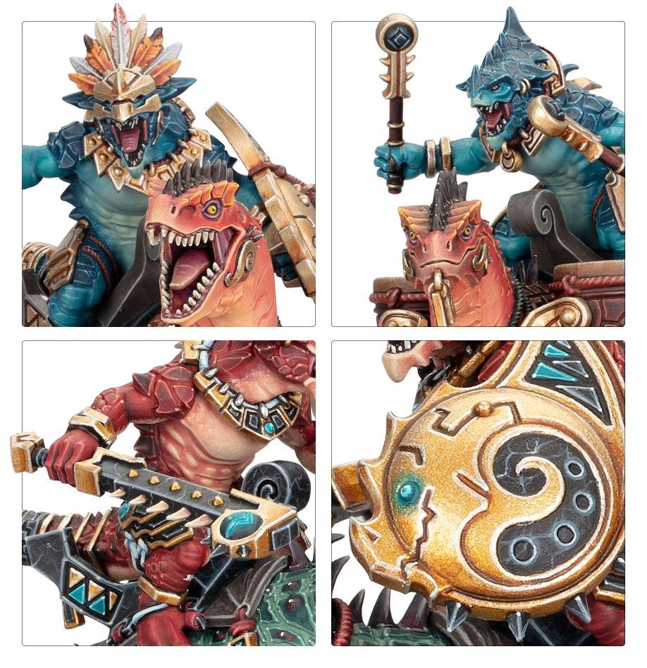 Warhammer: Age of Sigmar - Seraphon: Aggradon Lancers