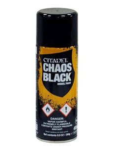 Citadel: Chaos Black Spray Paint (13.5oz) - Jnstoys