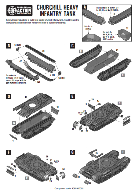 Bolt Action: British Churchill Tank