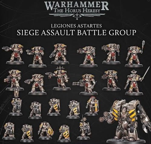 Warhammer 40K The Horus Heresy: Legiones Astartes - Siege Assault Battle Group - Jnstoys