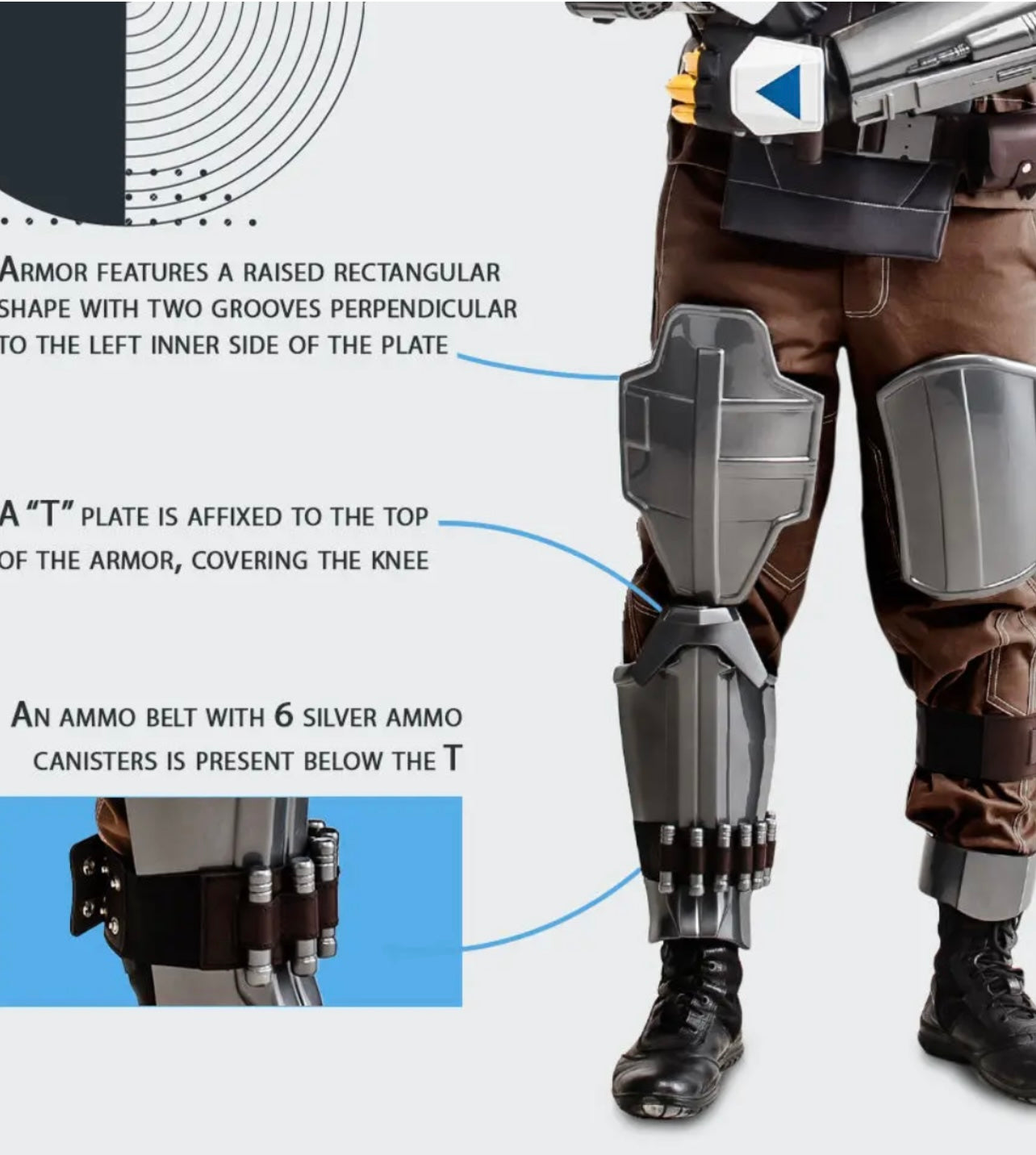 Star Wars Mandalorian Cosplay Full Armor with Jetpack and Helmet