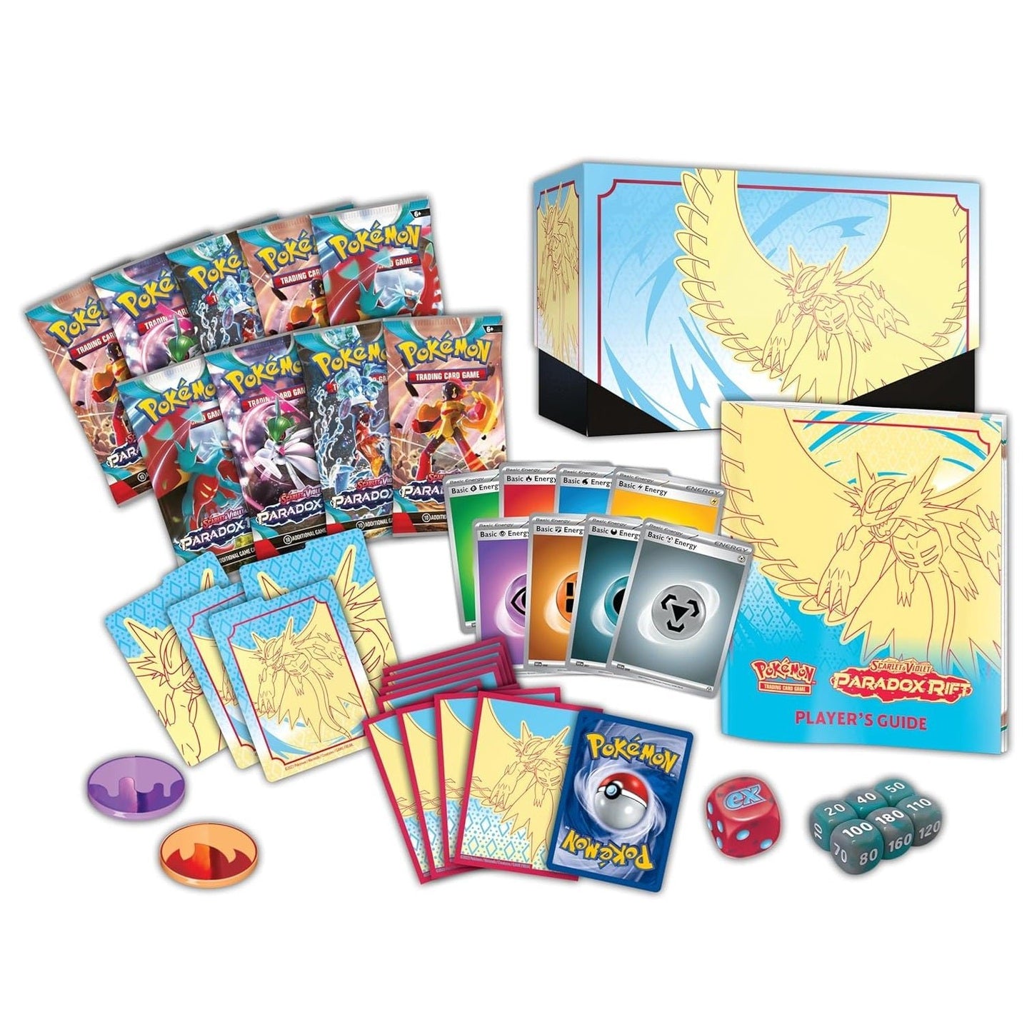 Pokémon: Scarlet and Violet - Paradox Rift Elite Trainer Box (Roaring Moon) - Jnstoys