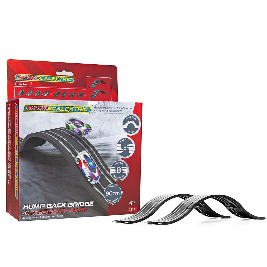 Micro Scalextric: Hump Backed Bridge Accessory Pack