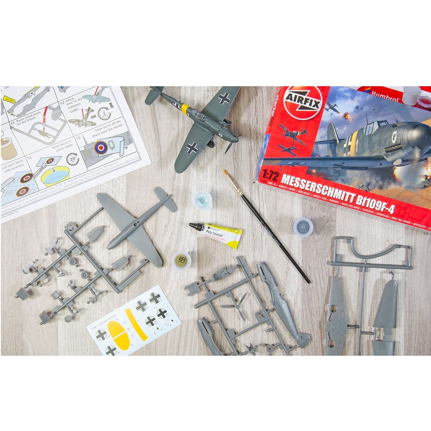 Airfix: Messerschmitt Bf109F-4 Starter Set