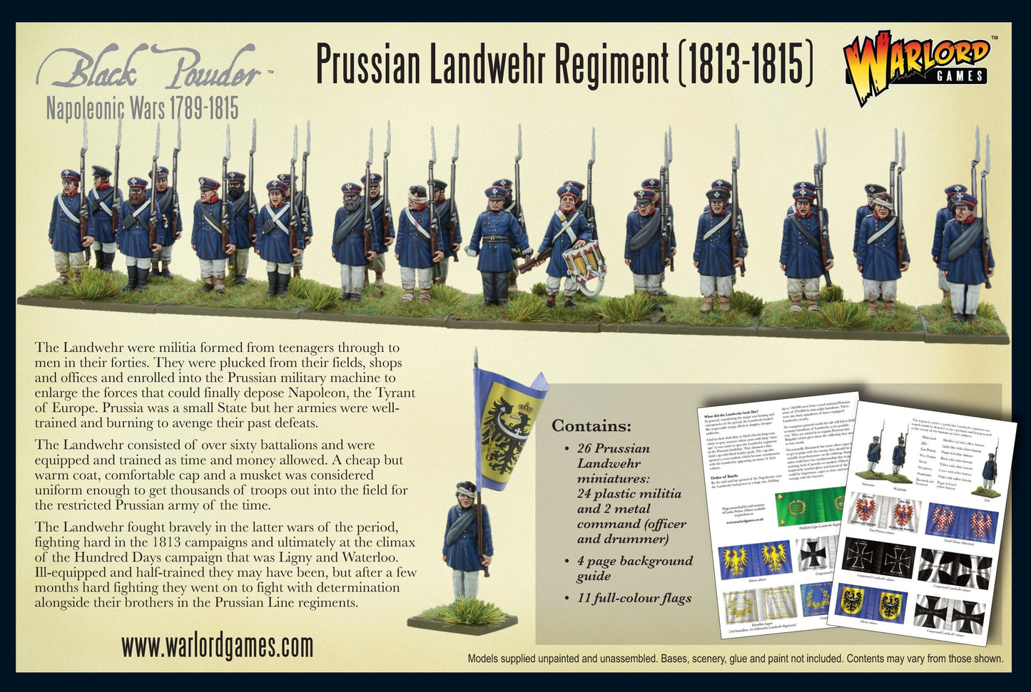 Black Powder - Napoleonic Prussian Landwehr Regiment 1813-1815