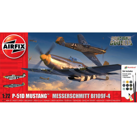 Airfix: P-51D Mustang vs Bf109F-4 Dogfight Double