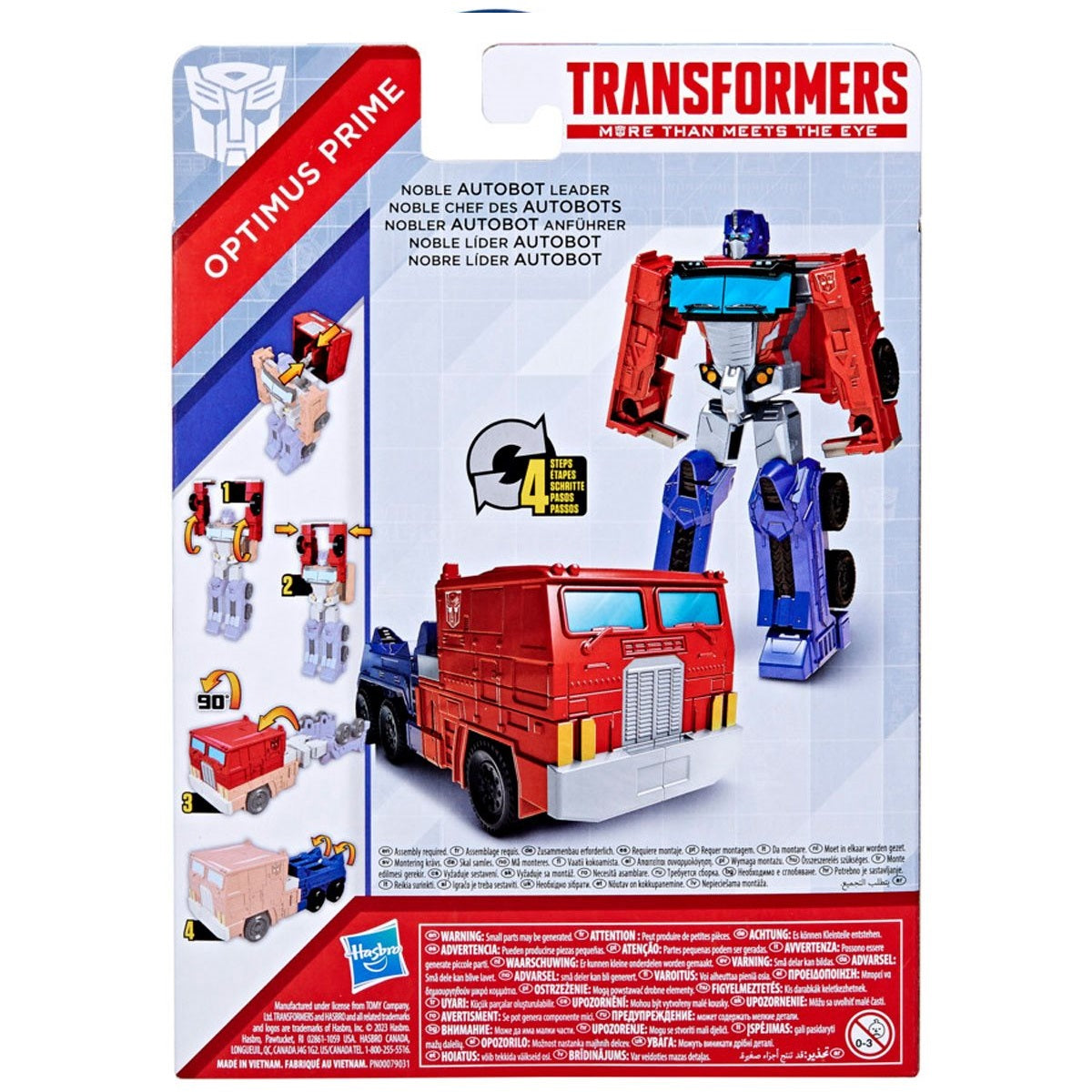Transformers Authentics Wave 1 Alpha Optimus Prime Action Figures