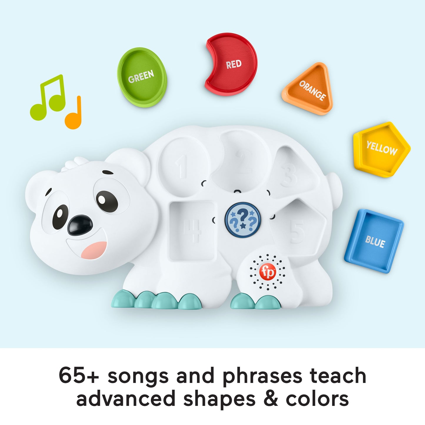 Fisher-Price Linkimals Polar Bear Puzzlin' Shapes Playset
