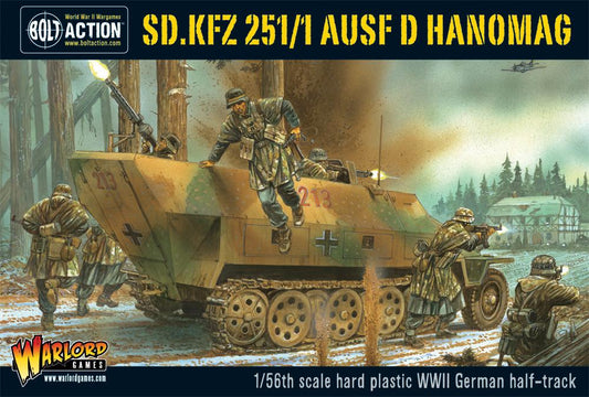 Bolt Action: German SD.KFZ 251/1 AUSF D HANOMAG - Half Track
