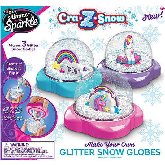 Cra-Z-Art Shimmer 'N Sparkle Glitter Snow Globes