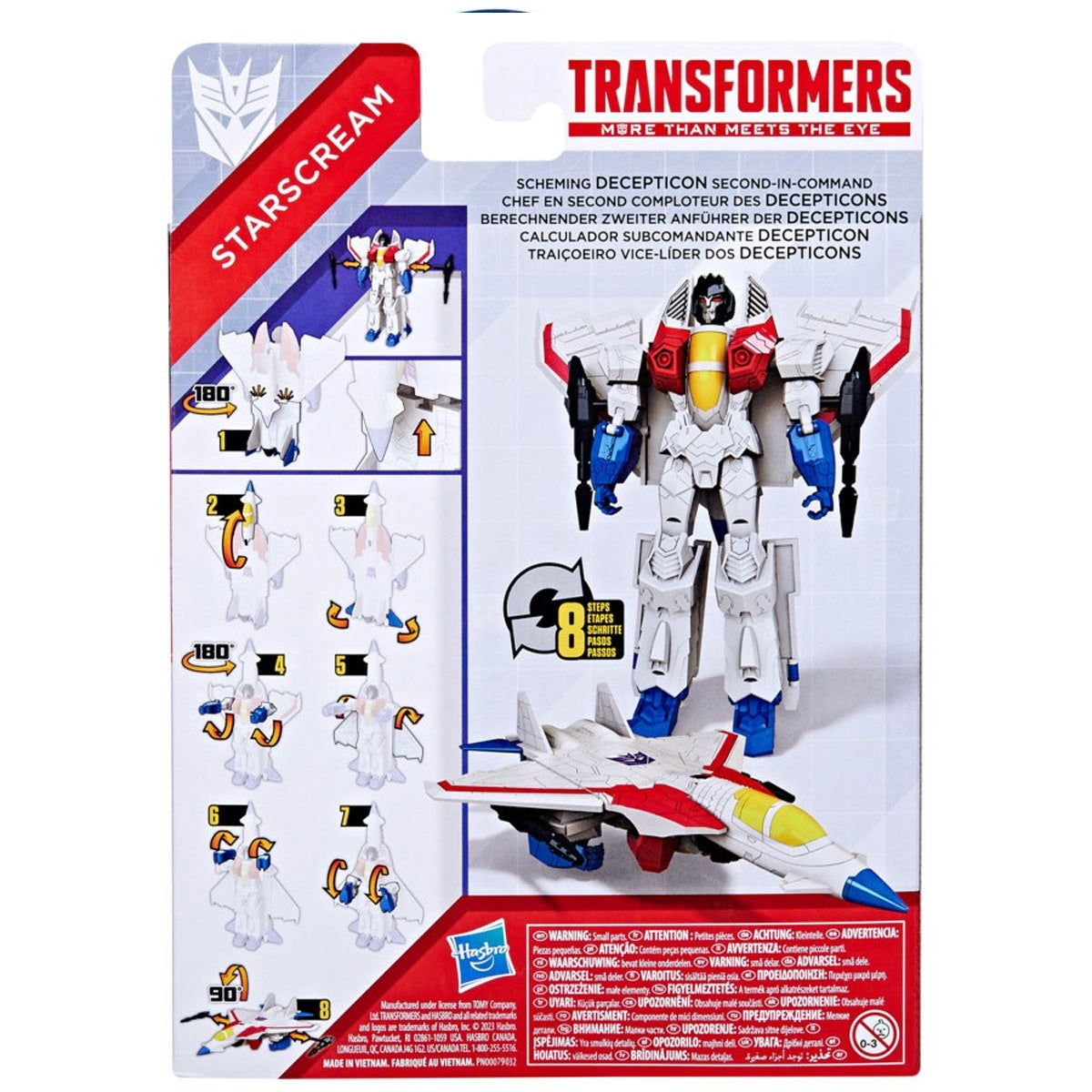 Transformers Authentics Wave 1 Alpha Starscream Action Figures.