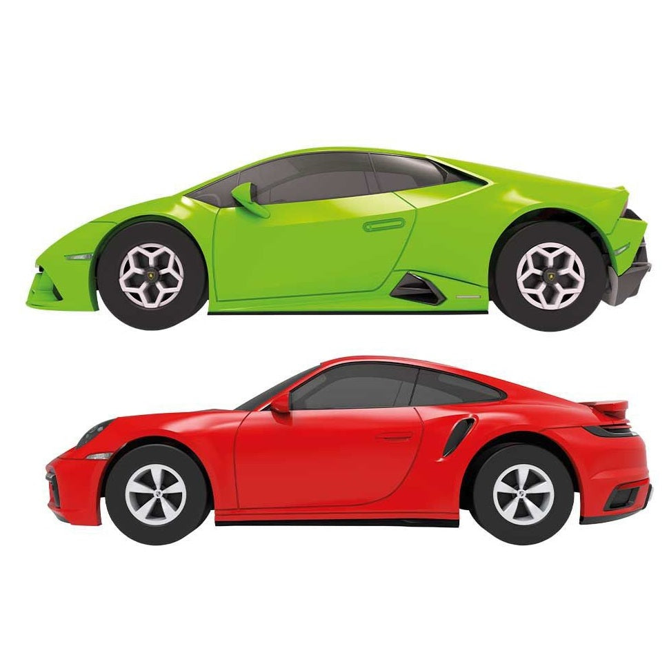 Micro Scalextric: Super Speed Race Set - Lamborghini vs Porsche