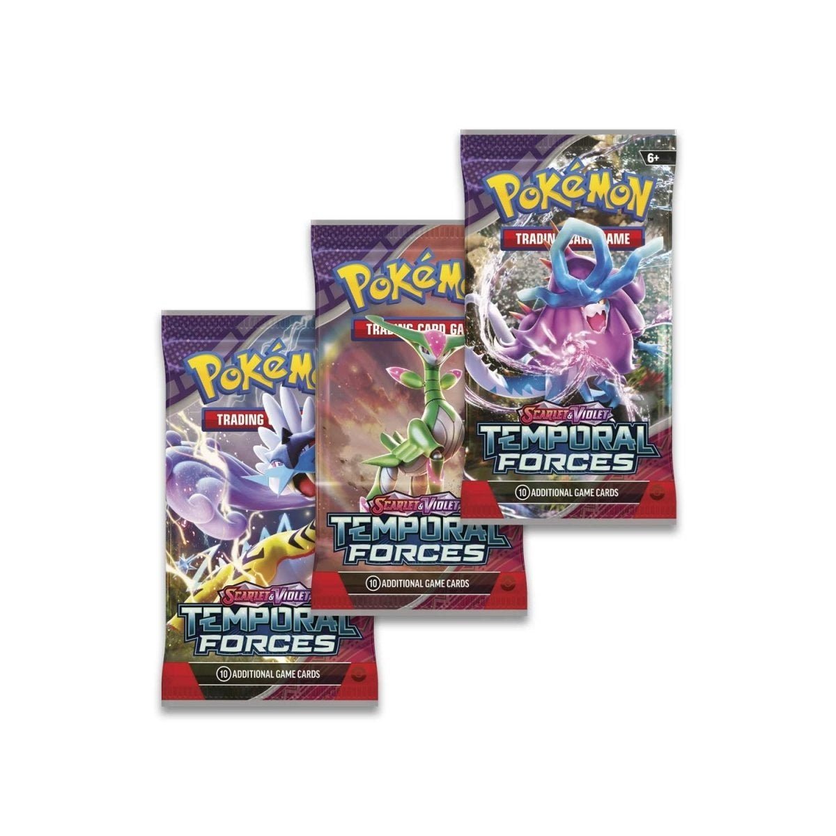 Pokémon: Scarlet & Violet - Temporal Forces 3pk Booster - Jnstoys