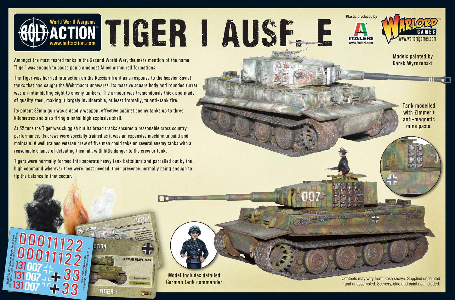 Bolt Action: German Tiger I Ausf. E Heavy Tank