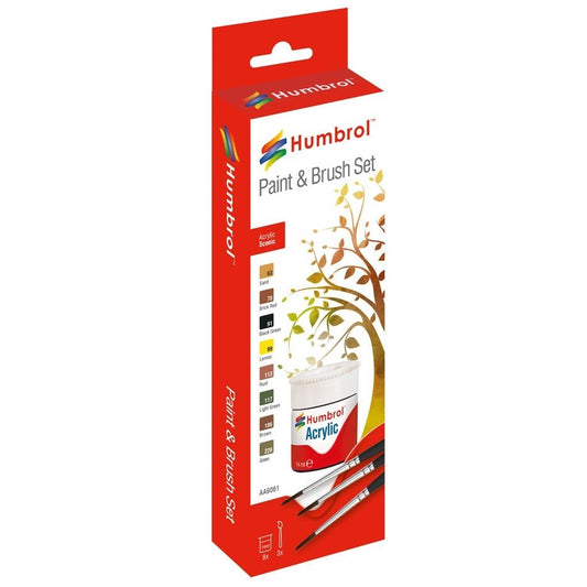 Humbrol Acrylic Landscape Paint Set