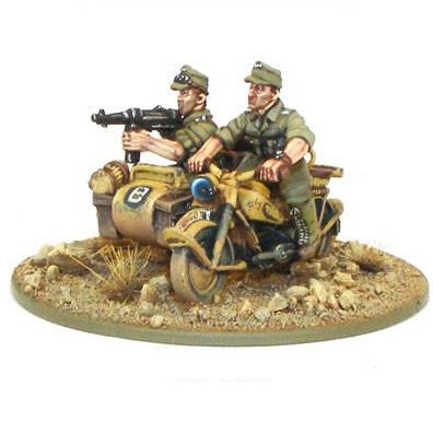 Bolt Action: Afrika Korps Kradschutzen Motorcycle & Sidecar