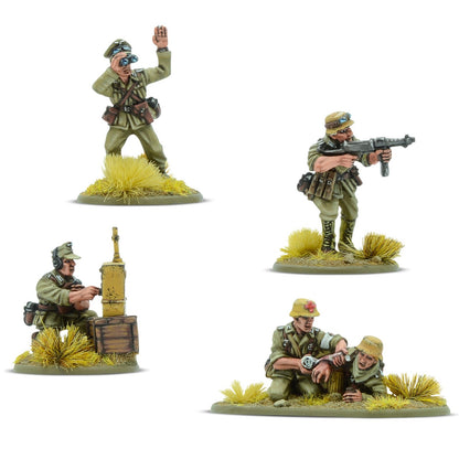 Bolt Action: Afrika Korps Support Group (HQ, Mortar & MMG)