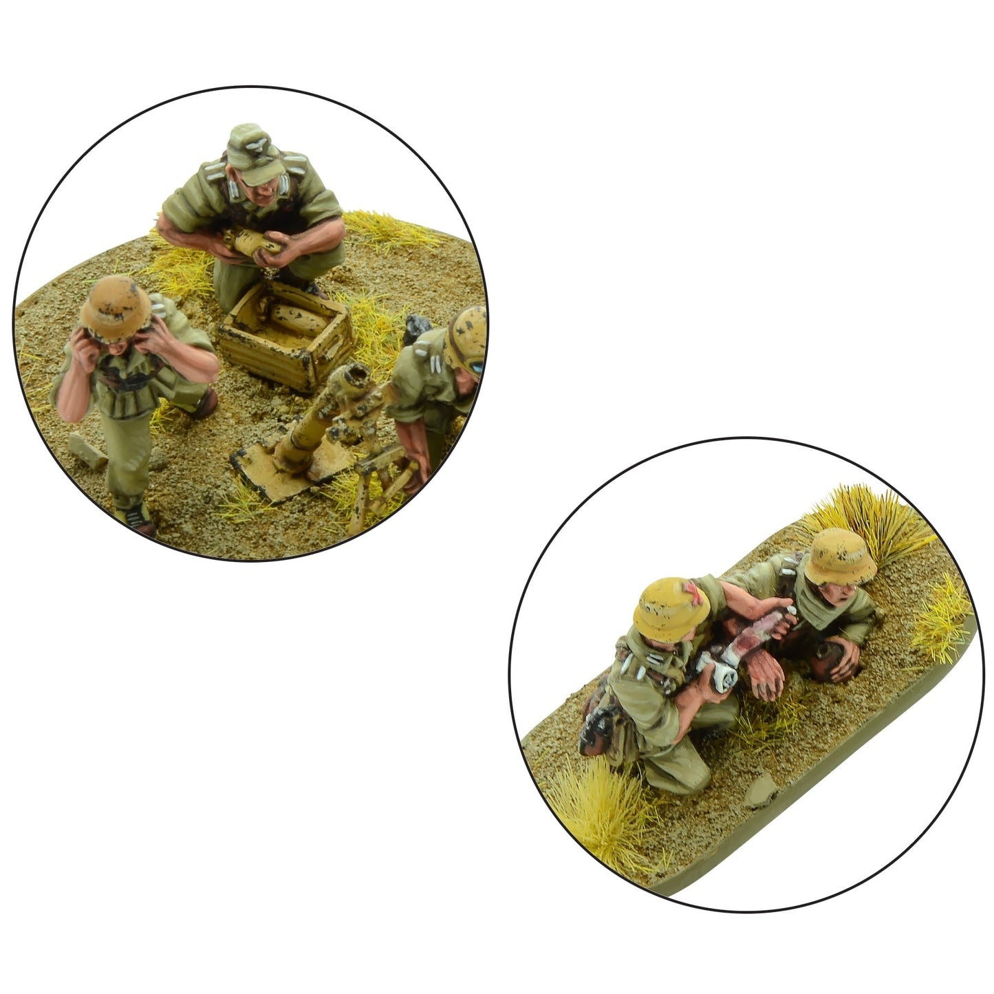 Bolt Action: Afrika Korps Support Group (HQ, Mortar & MMG)