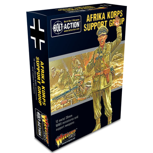 Bolt Action: Afrika Korps Support Group (HQ, Mortar & MMG)