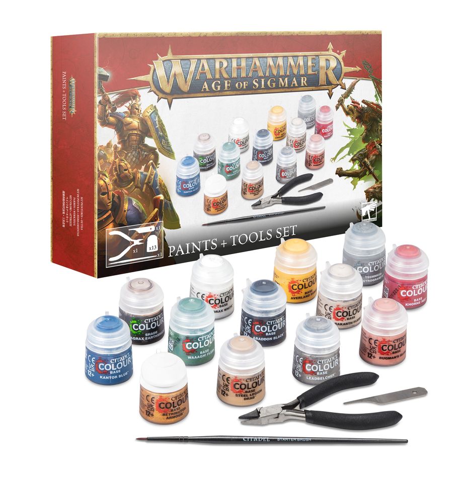 Warhammer: Age of Sigmar Paints and Tools Set