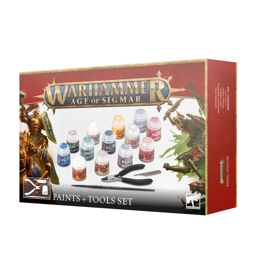 Warhammer: Age of Sigmar Paints and Tools Set