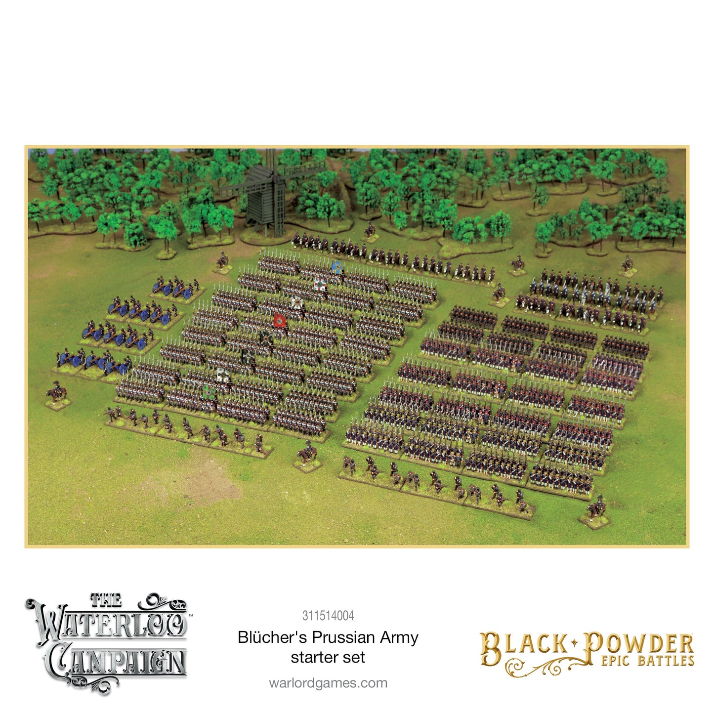 Black Powder Epic Battles Waterloo - Blücher's Prussian Army Starter Set