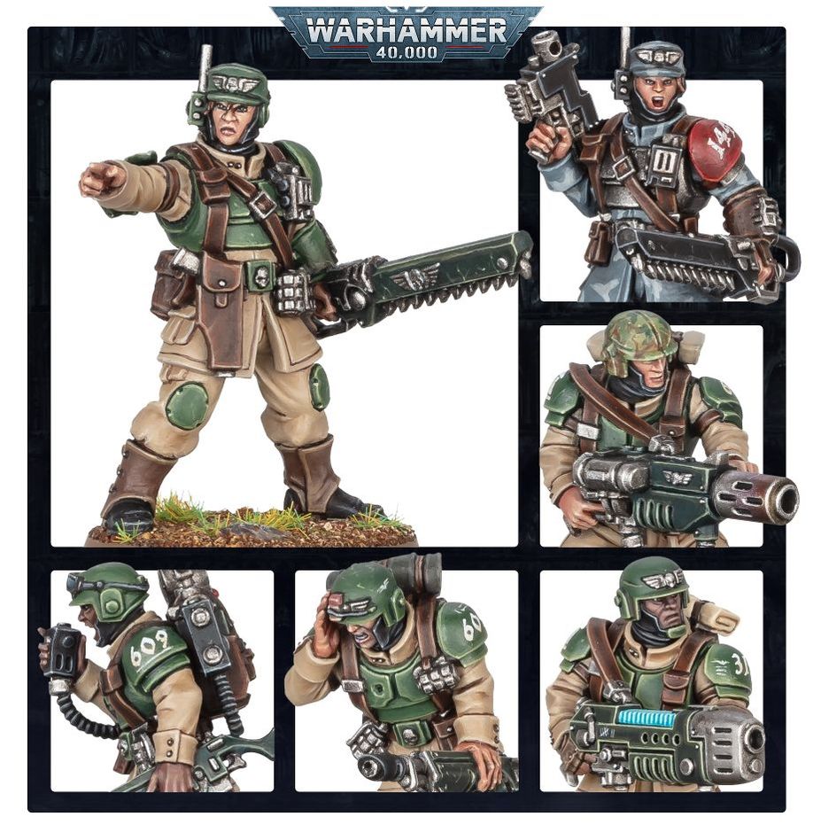 Warhammer: 40K - Astra Militarum: Cadian Shock Troops
