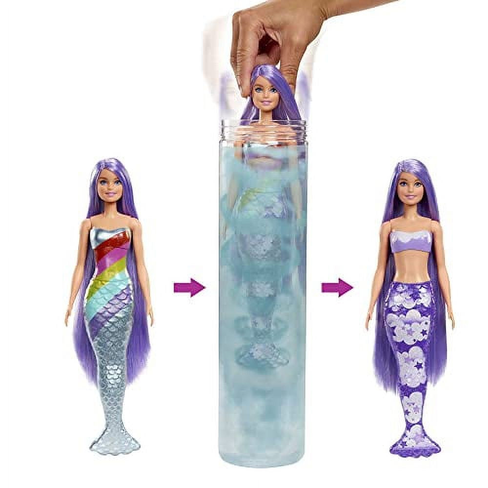 Barbie Color Reveal Mermaid Doll with 7 Surprises