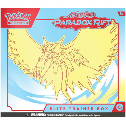 Pokémon: Scarlet and Violet-Paradox Rift Elite Trainer Box (Roaring Moon)