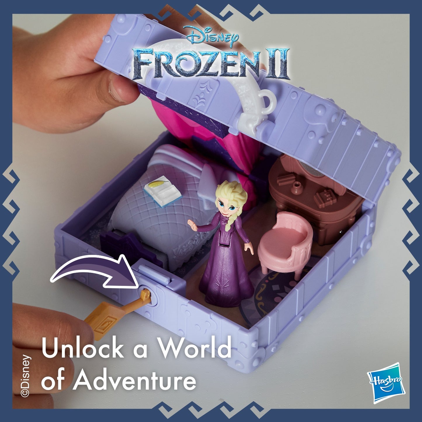 Disney Frozen 2 Portable Pop-up Elsa's Bedroom Playset