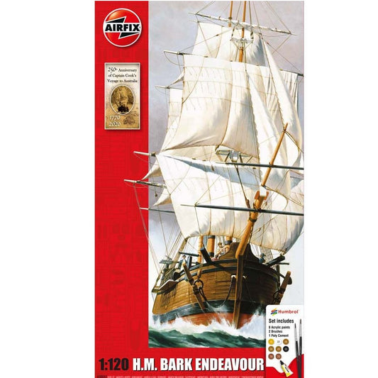 Airfix: Endeavour Bark and Captain Cook 250th Anniversary