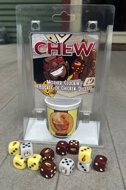 CHEW: Mother Cluckin' Bucket of Chicken Dice (RPG Supplement)
