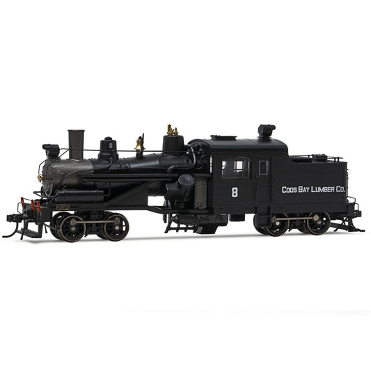 Heisler Steam Locomotive - "Coos Bay Lumber Co. No. 8" 2-Truck Model