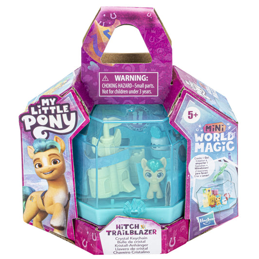 My Little Pony Mini World Magic Crystal Keychain Play Set- Hitch Trailblazer