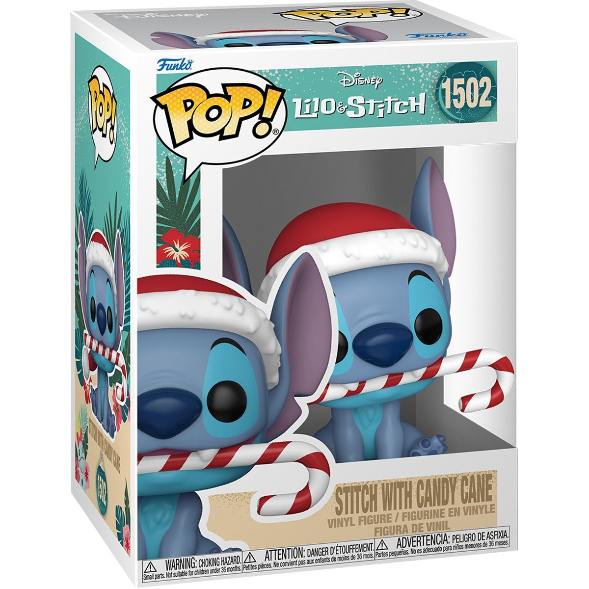 Lilo and Stitch Holiday Stitch with Candy Cane Funko Pop! Vinyl Figure #1502