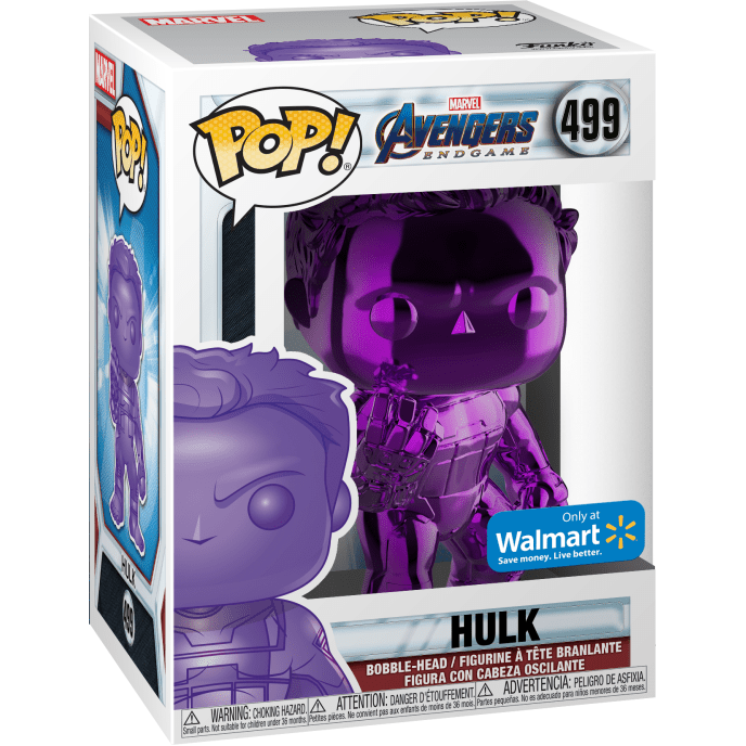Hulk with Gauntlet [Purple Chrome] 499 Funko POP Marvel - Jnstoys