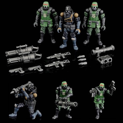 Acid Rain Figures: B2Five K6 Jungle Soldier Set