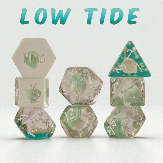 Low Tide Resin Dice Set