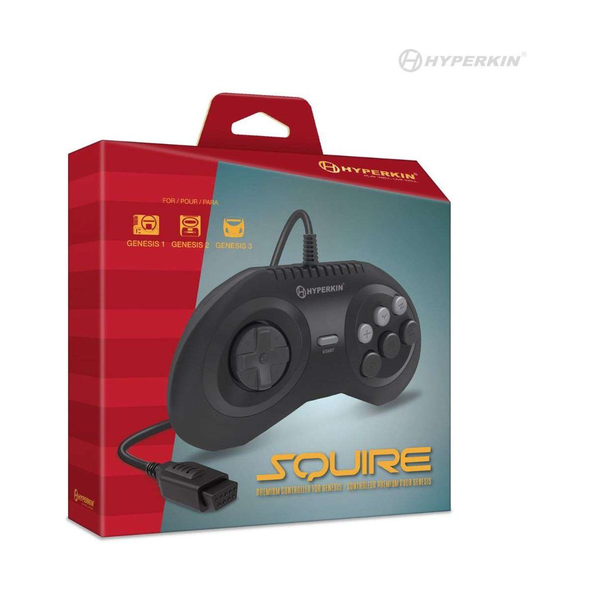 Squire Premium Controller Compatible With Genesis® / MegaRetroN HD - Jnstoys