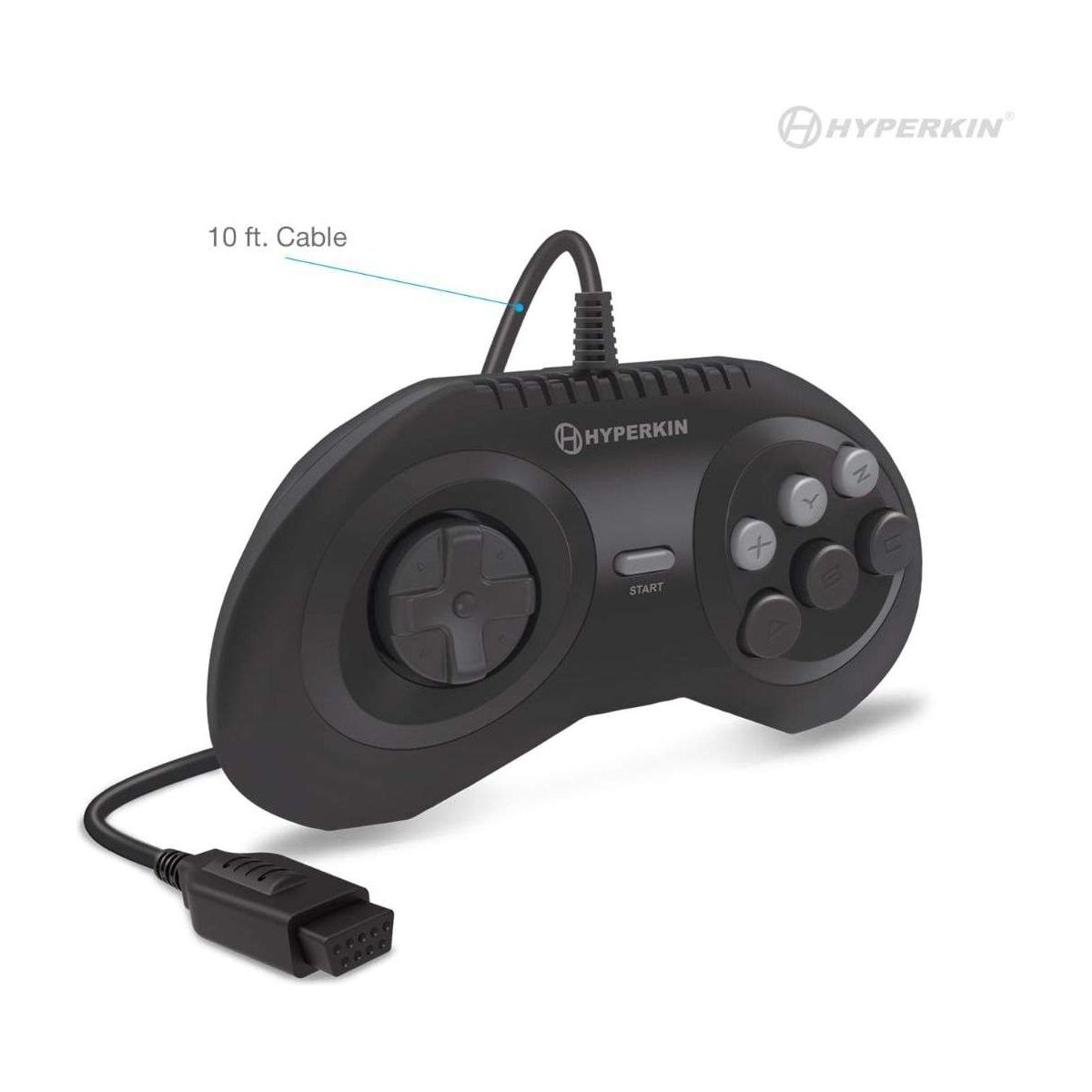 Squire Premium Controller Compatible With Genesis® / MegaRetroN HD - Jnstoys